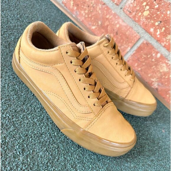 Vans Old Skool Mono Gum Vansbuck - Khaki size 5 M 6.5 W - Picture 11 of 12